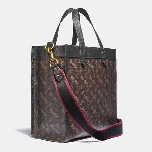 完売必至!【コーチ】Field キャンバストート Horse And Carriage 89143